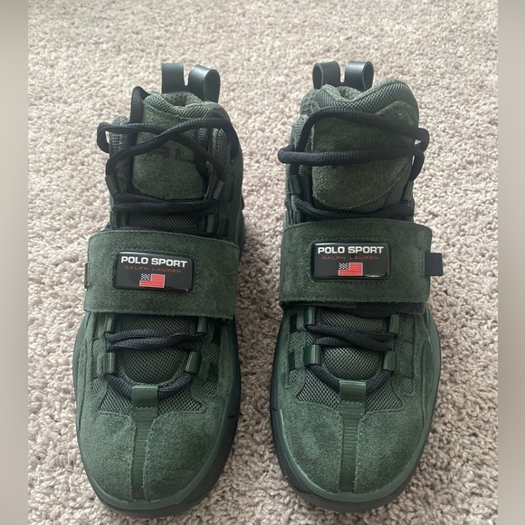 Polo Ralph Lauren PS100 High-Top Men's Shoes Rifle Green809878065 - Main Image